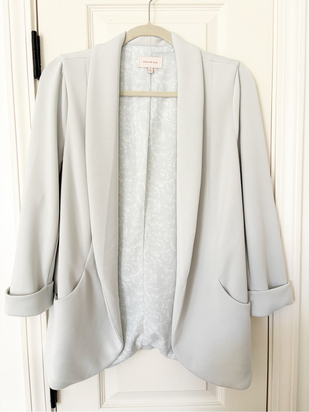M • Skies are Blue Modal Scuba Blazer soft Blazer